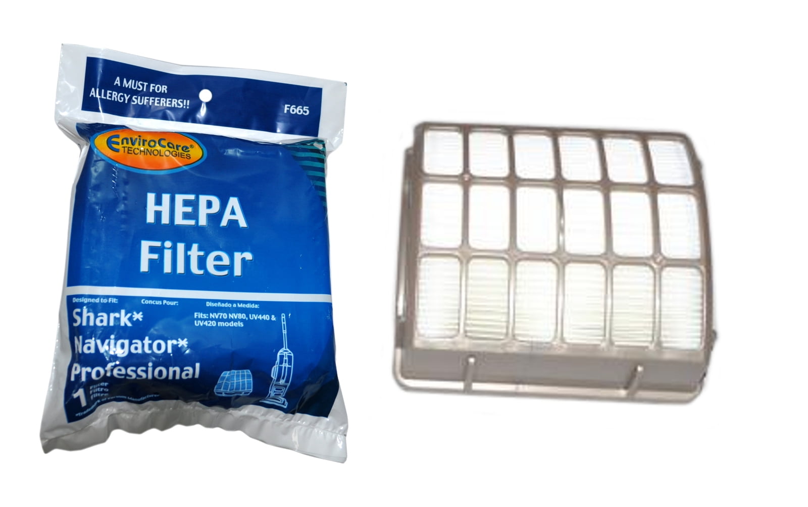 Generic Eureka HEPA Filter Designed to Fit Style HF-7 Eureka Power Boss Models 
