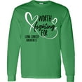 thumbnail image 3 of Inktastic Worth Fighting for White Ribbon, Lung Cancer Awareness Long Sleeve T-Shirt, 3 of 5