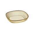 thumbnail image 2 of Clear Plastic Plates Set of 4 - Square PET Snack & Appetizer Plates for Fruit, Veggies, and Party Serving, 2 of 8