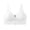 #07 White 【Mix, Match & Rotate: Stock Up on Daily Colors】, variant on Bras for Women No Underwire, High Stretch Sweat Wicking Seamless Wireless Sports Bra, Wide Strap Back Support for Full Bust Exercise | TruHer,Black Free Size