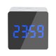 thumbnail image 1 of Reloj despertador digital LED Temperatura Escritorio Espejo de maquillaje Arte Snooze Reloj Dormitorio Decoración de oficina, Cuadrado seitruly HA3237-04B, 1 of 6