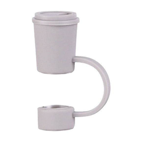 New Silicone Straw Plug in Milk Tea Shape for 1cm - 1.2cm Straws Sealed and Decorative in Multiple Colors