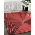 thumbnail image 3 of Ahgly Company Machine Washable Indoor Rectangle Transitional Tomato Red Area Rugs, 3' x 5', 3 of 7