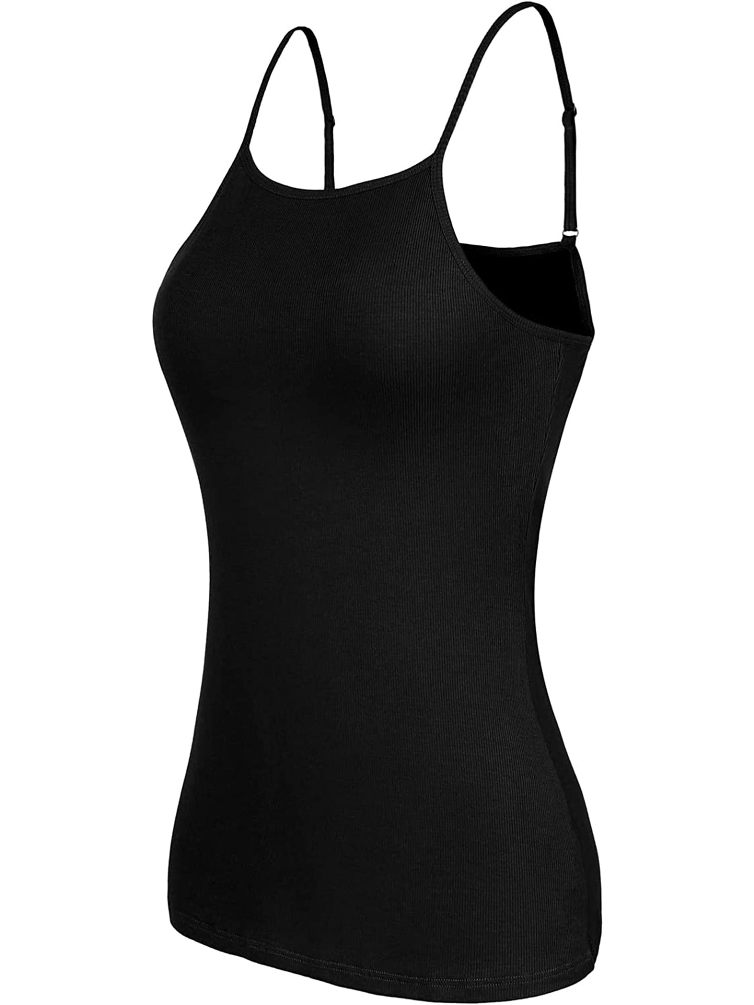 Charmo Camisole for Women with Built-in Shelf Bra Adjustable Spaghetti ...