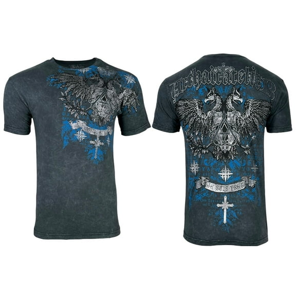Archaic by Affliction Men's T-Shirt Calcium