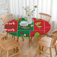 thumbnail image 3 of Round Elastic Tablecloth,Reusable Washable Table Cover,Table Cloth Fits 45"-52" Round Tables for Dinner, Outdoor, Picnic, Flowers, 3 of 3