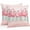 Pink, variant on Pink Blue Floral Throw Pillow Covers 16x16 Inch Set of 2, Farmhouse Garden Flowers Botanical Waterproof Outdoor Pillow Covers, Decorative Cushion Pillowcases for Couch, Sofa, Bed, Garden, Patio