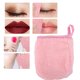 thumbnail image 5 of Guantes desmaquillantes reutilizables, paños de limpieza facial de microfibra, color rosa, 5 of 8