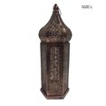 thumbnail image 4 of Luz de farol colgante Bearachild decorativa de hierro Bronce largo, 4 of 6