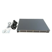 Used HP 2530-48-PoE+ 48-Port Fast Ethernet Switch managed 48 x 10/100 + 2 x Gigabit SFP + 2 x 10/100 J9778A#ABA