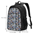 thumbnail image 5 of Balery Video Game Print USB Charging Backpack for Men and Women - Water-Resistant, Anti-Theft Laptop Backpack with USB Port for Travel, Work, School, and College, 5 of 7