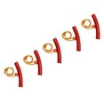 thumbnail image 2 of S SERENABLE 5 Pieces Car Tire Changing Rim Protector Portable Wheel Changing Rim Savers Red, 2 of 9