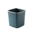 thumbnail image 1 of Mini Trash Can Small Plastic Waste Bin with Pressure Ring for Desk Countertop or Tabletop Compact Bathroom Office Kitchen and Bedroom Organizer 6.3x6.3x5.7 Inch Miniature Garbage Can, 1 of 6