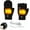 A, variant on USB Heated Gloves for Men and Women - Double-Sided Heating, Touchscreen Friendly, Half-Finger Design for Typing and Gaming - Perfect Winter Mittens for Indoor and Outdoor Activities