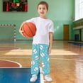 thumbnail image 6 of joogoo Baseball Polka Dots Boys' Sweatpants Jogger Pants 5-6Y, 6 of 8