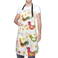 thumbnail image 2 of Rateoe Chickens A Aprons with Pocket,Men Womens Aprons Waterproof Adjustable Cooking Aprons for Kitchen Gardening and Salon, 2 of 7