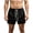c01Black, variant on USNSM Men's Fashion Shorts 5 Inch Inseam Drawstring Elastic Waist Lightweight Casual Summer Beach Shorts with Pockets White L
