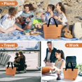 thumbnail image 6 of Large Cooler Bag Insulated Blue 30can 18L,Leakproof Soft Coolers Insulated Tote Bag,  Grocery Bag ,Lunch Box Lunch Bag for Picnic Beach Camping...., 6 of 6