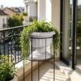 thumbnail image 4 of Roman Pot, Outdoor Home Flower Pots, Plastic Decorative Container, Breathable Hydroponic Flower Pot, for Wedding Front Porch Decor Garden Indoor Outdoor Use, 4 of 6