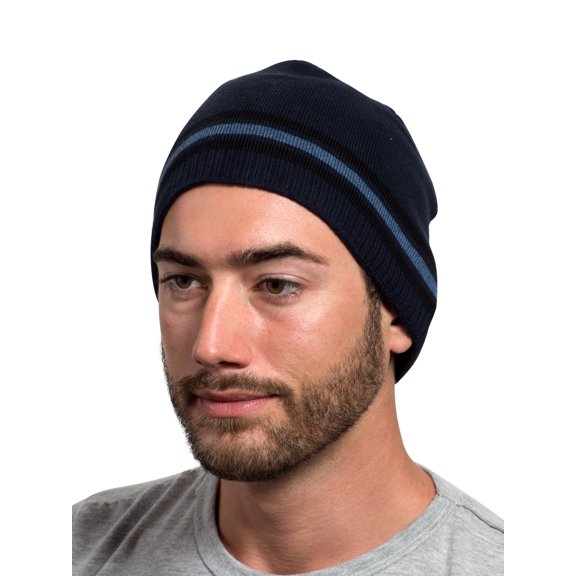 Striped Cotton Beanies for Men and Women. Breathable. Spring, Summer, Fall