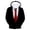 00-Blue247, variant on XIAOCHA 3D Suit Graphic Hoodie For Men Fake Formal Outfit Print Hooded Sweatshirt Fashion Sweatshirt, White, Sizes M