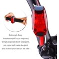 thumbnail image 5 of Luz de seguridad LED de 2 piezas, luz trasera de seguridad brillante para bicicleta, 3 modos, luz trasera LED para bicicleta, los mejores accesorios de alta visibilidad, azul, 5 of 5