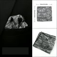 thumbnail image 2 of Cravate Fleurie pour Homme Mode en Polyester, Cravate Fine, Cravate d'Affaires avec Poche et Carré, 2 of 10