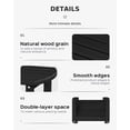 thumbnail image 3 of Side Table for 7-Piece HDPS Outdoor Sofa Patio Furniture Set, Black, 3 of 4