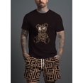 thumbnail image 4 of Conjunto de 2 piezas con estampado de osos para hombre, chándal, camisetas, conjunto deportivo para hombre, ropa informal de verano, camiseta Y2K, camiseta, pantalones cortos para hombre, 4 of 5