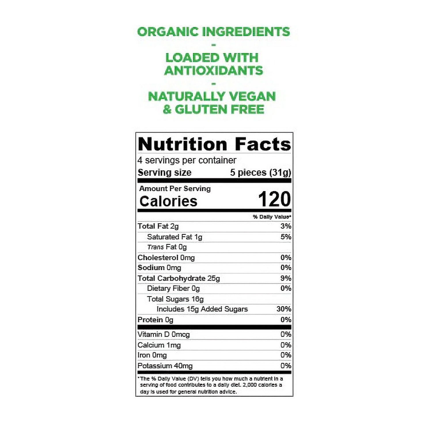 Spark Organics Classic Blend Flavored Fruit Chews, Dye Free Candy, 4 oz