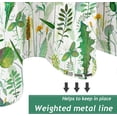 thumbnail image 6 of Green Shower Curtain for Bathroom, Olive Green Leaf Botanical Shower Curtain Set, Heavy Duty Textured Bathroom Shower Curtains,72x72 Inch, 6 of 6