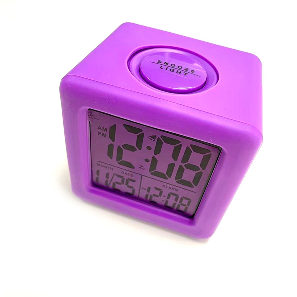Silicone Alarm Clock With Silicone Protective Sleeve Led Alarm Clock