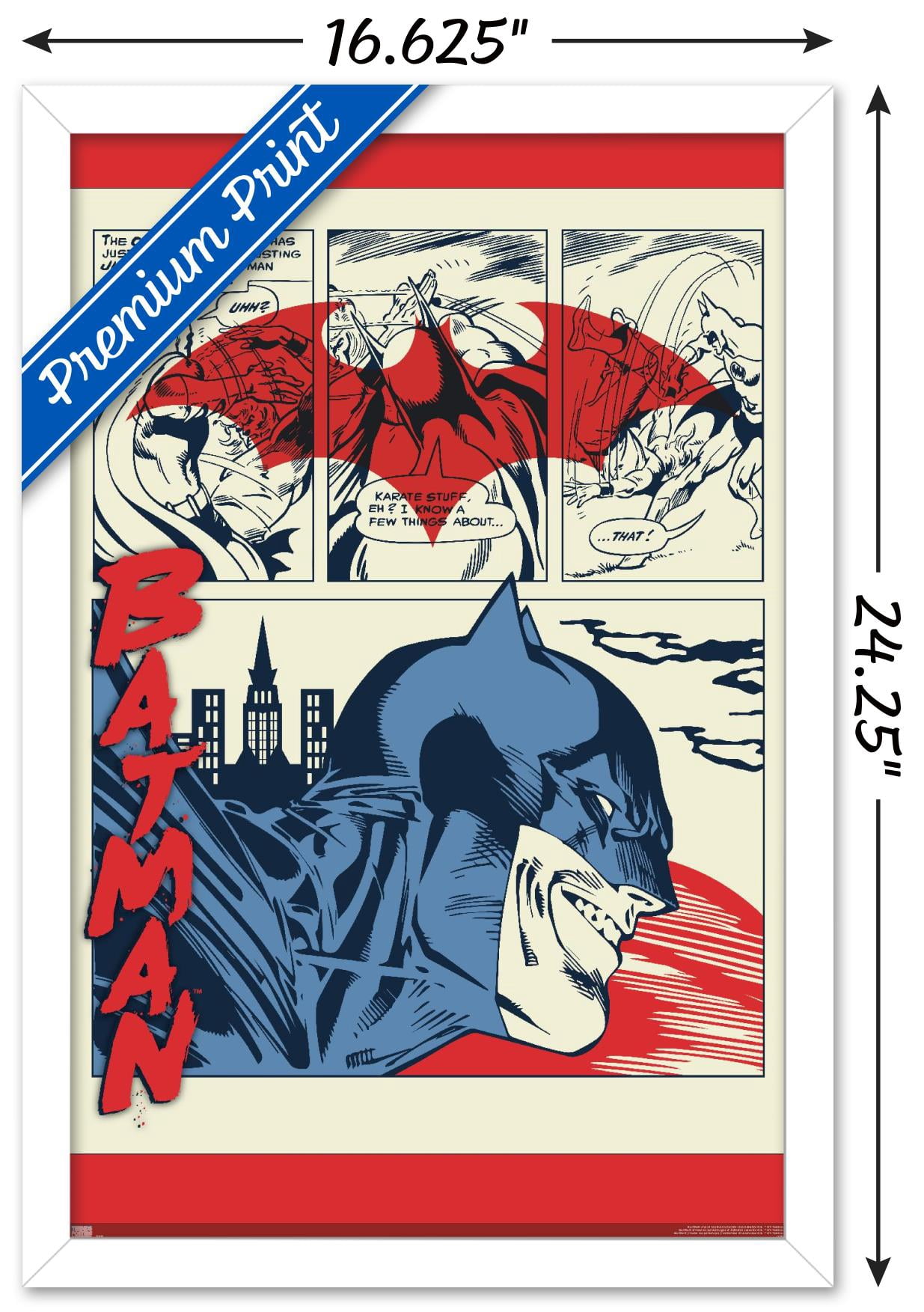 DC Comics Batman - Comics Wall Poster, 14.725" x 22.375", Framed