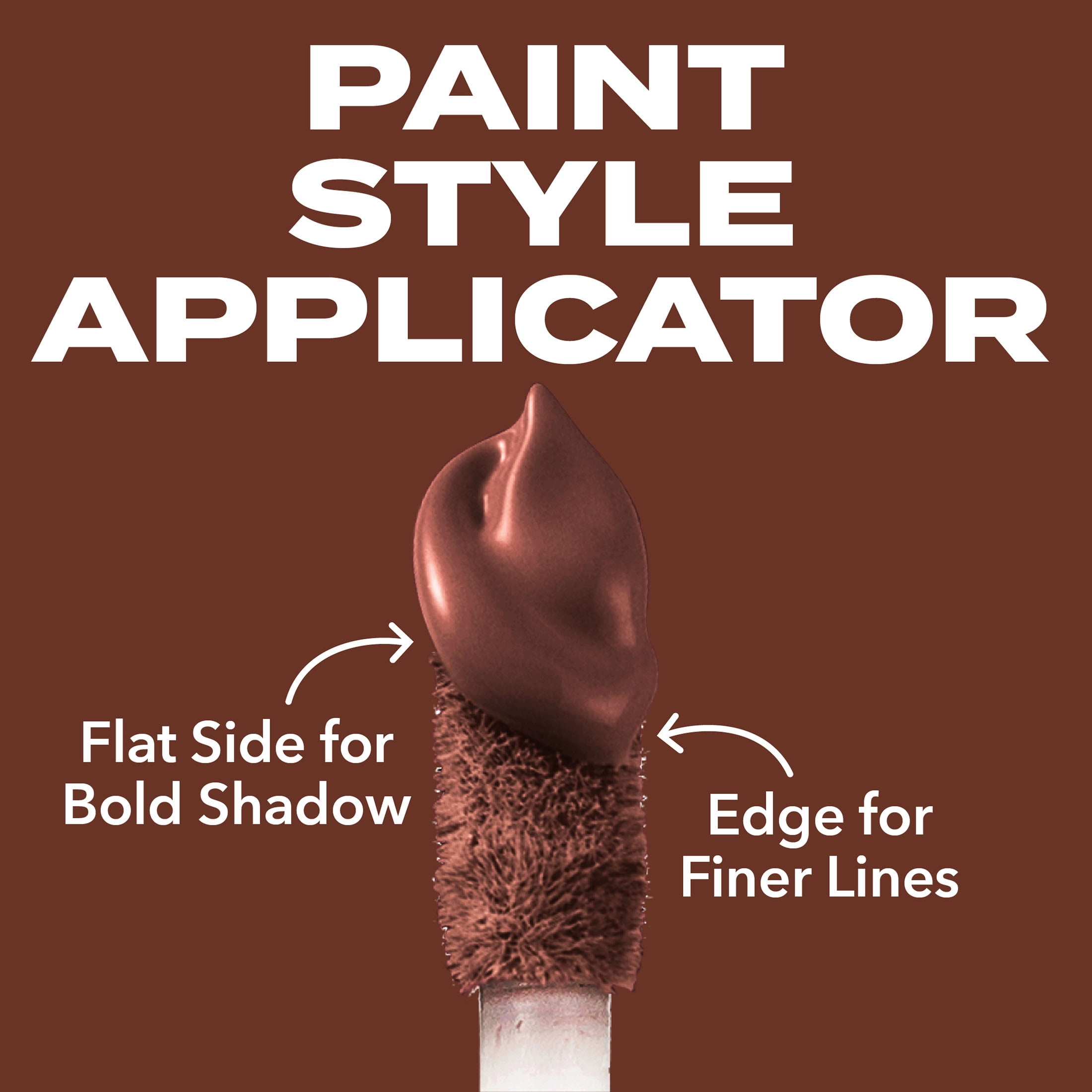 Hard Candy Moods Shadow Paint, Cream Eye Shadow & Shadow Primer, Matte Finish, Rich, Chocolate Brown