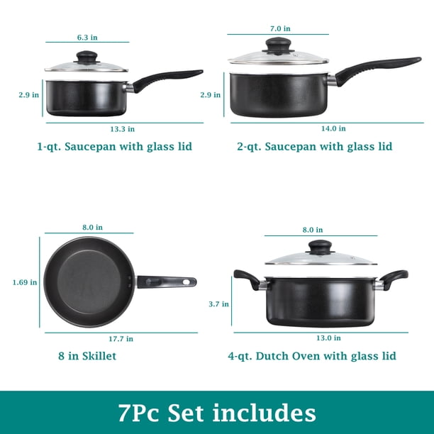 Mainstays 7-Piece Set - Cookware zones in stores - Walmart