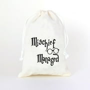 Bachelorette Bash Recovery Bags - Essential Hangover Survival Kits in Cotton Muslin Drawstring Design for Men and Women, Perfect for Party Fun and Mischief Managed! Set of 10