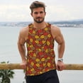 thumbnail image 6 of KLL Fall Leaves Print Men's Muscle Gym Workout Stringer Tank Tops Bodybuilding Fitness T-Shirts Tank Tops Men-3X-Large, 6 of 7