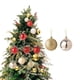 thumbnail image 3 of 24 bolas navideñas de colores brillantes, acabado mate, superficie lisa, irrompibles, amplia aplicación, mejoran la atmósfera, material PS, bolas de purpurina para árbol de Navidad, adorno para, 3 of 7