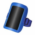 thumbnail image 2 of Blecry Horizontal Blue Pu Card Holder for Id Cards,Arm Badge Holder for Men Leather Id Armband Adjustable Badge Holder with Elastic Arm Ski Pass Armband for Work Postcards Business, 2 of 8