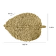 thumbnail image 2 of Leaf Natural Seagrass Placemat - Set of 4, 2 of 5