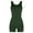 Army Green, variant on QUYUON Women Yoga Rompers Ladies Crew Neck Sleeveless Tank Tops Bodysuits Jumpsuits Shorts Exercise Sports Rompers Female One-Piece Jumpsuits Short Pants, Style 652 Yellow L