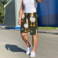 thumbnail image 6 of Rateoe Mallard Ducks Wild Birds Print Men's Lounge Shorts – Soft & Breathable Pajama Bottoms with Pockets, Elastic Waistband, Lightweight Sleepwear for Nightwear & Loungewear-X-Large, 6 of 6