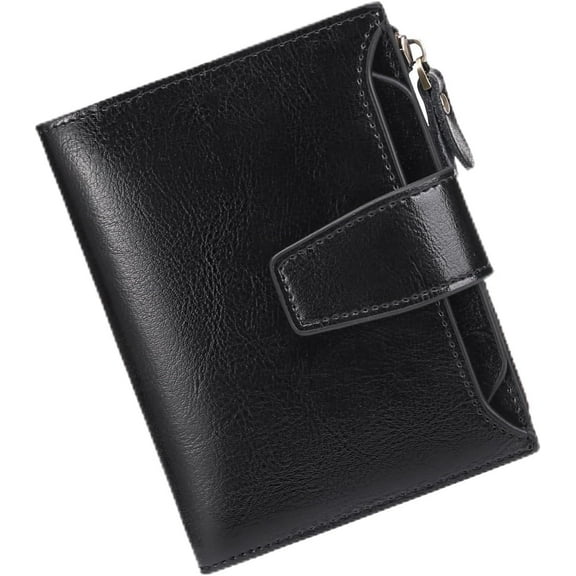 Peachloft Wallet, Peachloft Mens Wallet, Men's Rfid Blocking Bifold Wallets, PU Multi-card Holder Anti-Theft Wallets for Men (Black)