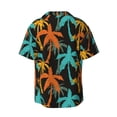 thumbnail image 6 of Daiia Palm Trees Men's Linen Shirts Short Sleeve Casual Shirts Button Down Shirt for Men Beach Summer Wedding Shirt-4X-Large, 6 of 6