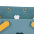 thumbnail image 3 of Portable Plastic Shower Caddy,Heart-shaped Hollow Out Tote Plastic Storage Basket with Handles for Bathroom,Pantry,Kitchen,College Dorm-Grey,1Pcs, 3 of 8