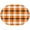 Plaid Checkered Orange, variant on Rectangle Table Cloths Happy Birthday Colorful Rainbow Love Heart Party Table Clothes 60x102inch Table Clothes Polyester Washable Durable Table Cloth for Dining Table Buffet Parties and Camping