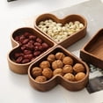 thumbnail image 6 of Bamboo Serving Tray Heart Shaped Cheese Board Charcuterie Board Wood Serving Platters Valentine'S Day Mother Day Kitchen Table Decorations Supplies, 6 of 10
