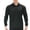 Black, variant on BangWanChi Men's Casual Solid Color Flap Button Shirts Long Sleeve Pullovers Lapel Top