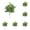 C, variant on Artificial Shrubs Plastic Plants Fake Bushes Leaves Faux Turtle Leaf Fake Monstera Tropical Large Tree Leaves Outdoor Artificial Plants for Home Garden Verandah Office Table Centerpieces Decor