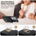 thumbnail image 5 of Phone Case for Samsung Galaxy S21 Ultra 5G Wallet Cover with Tempered Glass Screen Protector and RFID Blocking Ring Credit Card Holder Leather Cell S21ultra 21S S 21 21ultra G5 Women Men Black, 5 of 11